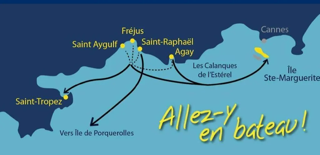 Boulouris - Grand 3 Pieces 5 Personnes Avec Terrasse A 5Min A Pied Des Plages Saint-Raphaël 0*,  Γαλλία